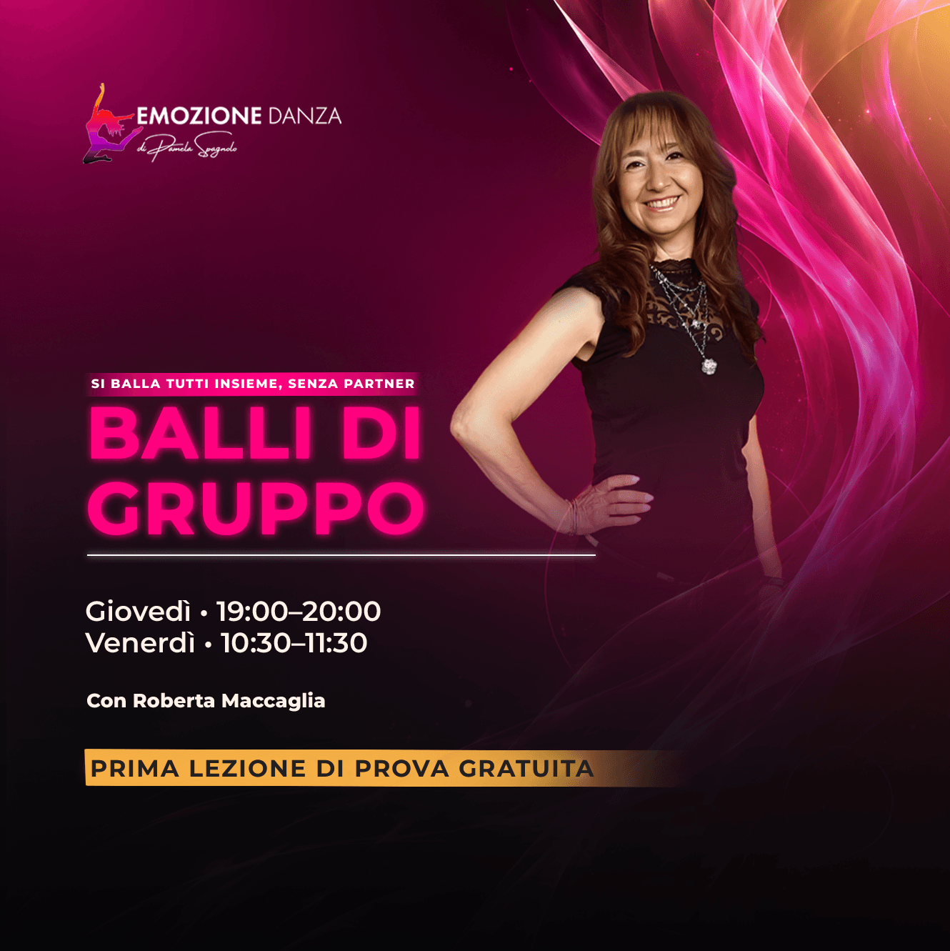 Balli di gruppo con Roberta Maccaglia