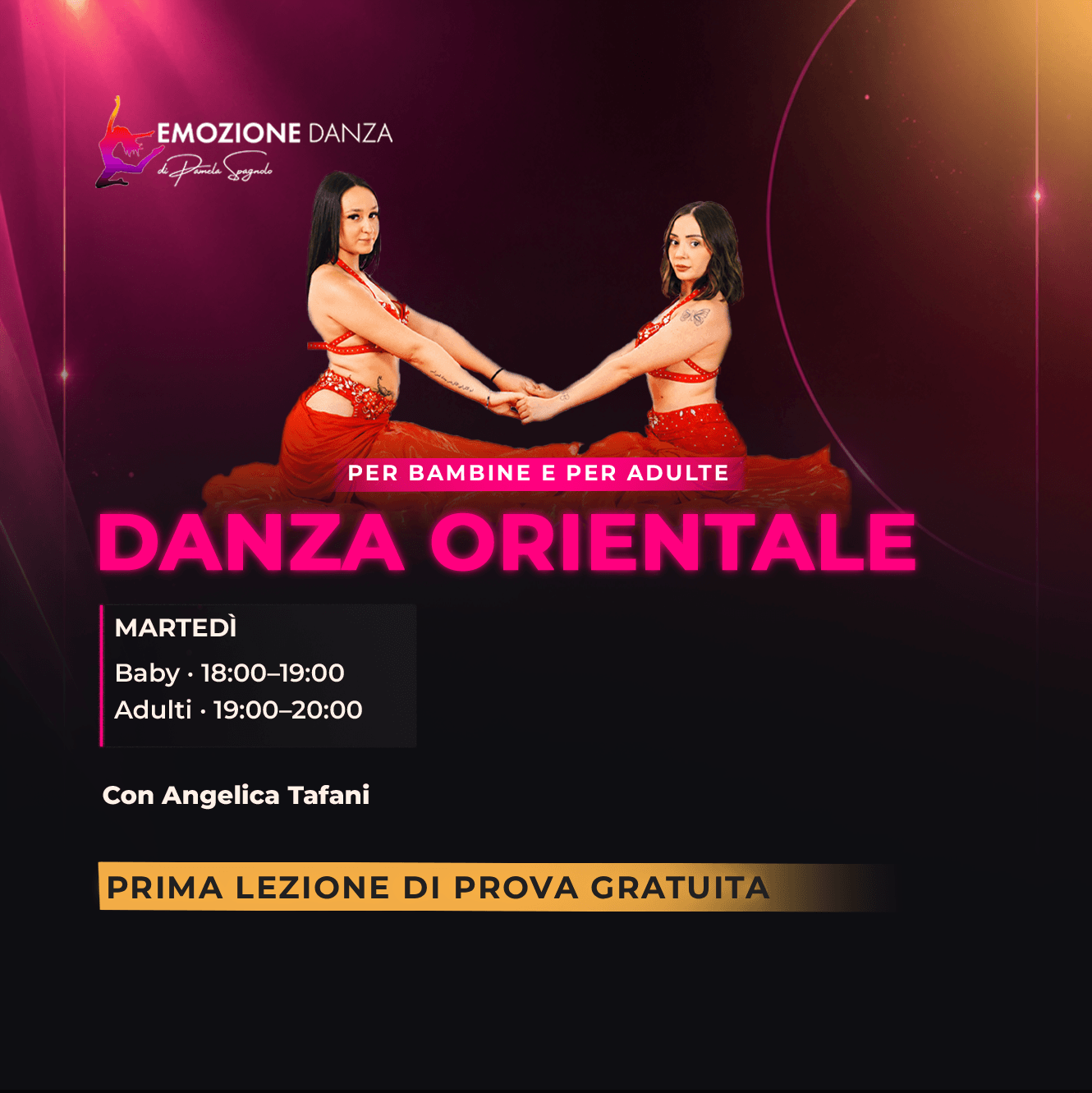 Danza Orientale per bambine e adulte
