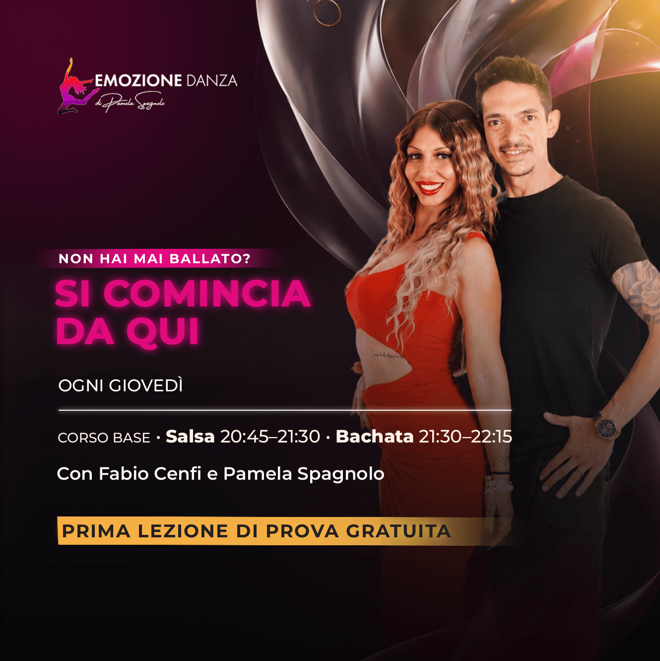 Salsa e Bachata: corso base del giovedì