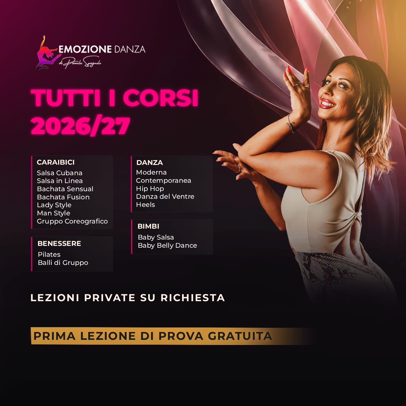 Tutti i corsi della stagione 2026/27